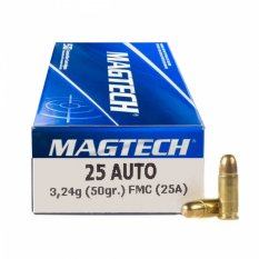 Magtech 6,35 Browning (.25 Auto) 3,24 g (50 gr) FMC (25A)
