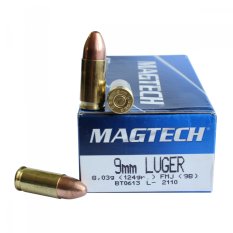 Magtech 9 mm Luger (9B) FMC 8,0g/124gr náboj kulový 50ks v balení