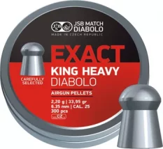 JSB Match Exact King Heavy 6,35 mm  2,2 g/33,95 Grs. Diabolo