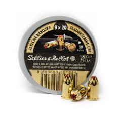 SB 9 mm Jateční nábojka (červená) (9x20) 50ks v balení