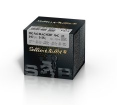SB 300 AAC Blackout FMJ 147 Grs./9,55 g náboj kulový