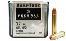 Federal Game Shot .22 WMR JHP 50 Grs./3,6g