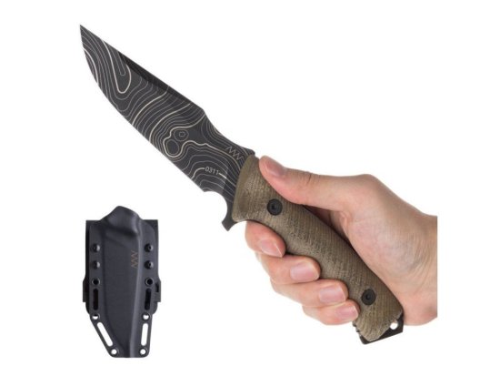 ANV Knives pevný nůž M311 Spelter TOPO Olive