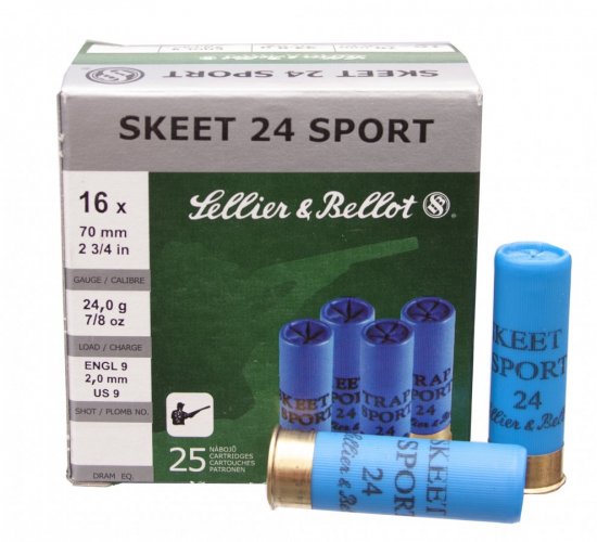 SB 16/70 Skeet Sport 2,0mm/ 24 g náboj brokový