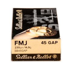 SB .45 G.A.P. FMJ 14,9g/230GR Náboj pistolový
