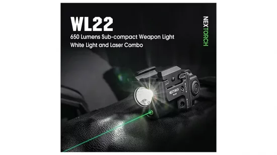 Nextorch Svítilna na zbraň WL22G 650 Lumenů