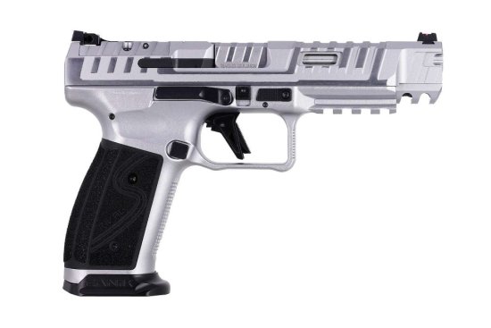 Canik SFx Rival‑S Chrome samonabíjacia pištoľ 9 mm Luger, chrómová, IPSC Production