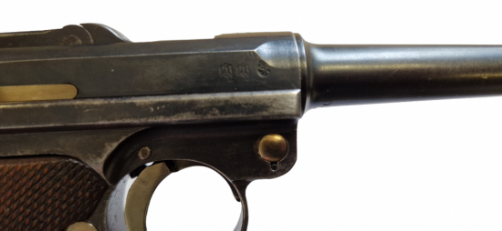 DWM P08 9 Luger r.v.1920/1921 s originál pouzdrem pistole samonabíjecí
