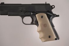 Hogue Colt Officers Model Rubber Grip Desert Tan