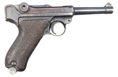 Mauser P08 9 mm Luger, rok 1939, kód 42, v. č. 2551t