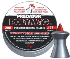 Predator POLYmag 4,5 mm diabolky, 8,0 grain, 200 ks