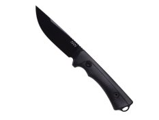 ANV Knives pevný nôž P200 čierny Cerakote, GRNPU čierna, kydexové puzdro