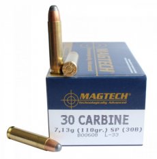Magtech 30 Carbine SP 7,13g/110 Grs. náboj kulový