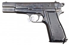 FN HP 35 Herstal 9 Luger pistole samonabíjecí belgická zkušebna