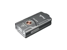 Vrecková nabíjacia baterka Fenix E03R V2.0, 500 lm, sivá