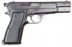 FN HP 35 Herstal 9 Luger pistole samonabíjecí belgická zkušebna