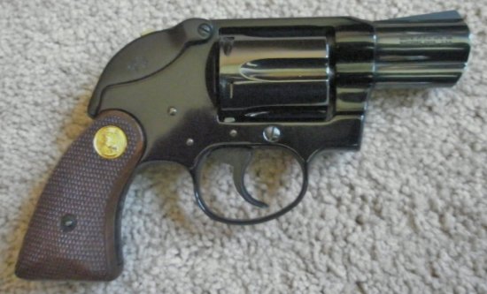 Colt Agent Hammer Cover 38 Spc. Revolver