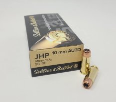 Sellier & Bellot 10 mm Auto JHP 11,7 g/180 gr náboj, 50 ks