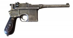 Mauser C96 9 Luger s pažbou pistole samonabíjecí