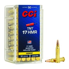 CCI .17 HMR 17 gr Varmint TNT JHP 2550 fps, 50 ks