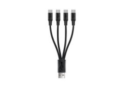 Nabíjecí kabel micro USB čtyřnásobný