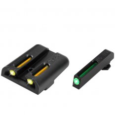 Truglo  TFO  for Glock Low Yellow/Green mířidla tritium/světlovodné vlákno pro Glock 17,19