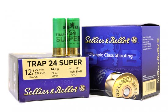 SB 12/70 Trap 24 Super 2,4mm/24g náboj brokový