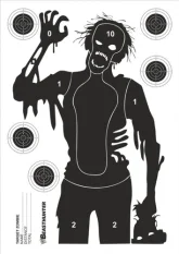 Terč silueta Beast Hunter Zombie 10 ks