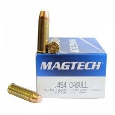 Magtech .454 Casull FMC-FLAT 260 gr náboj kulový 20ks v balení