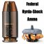 Federal 9 mm Luger 147 Grs. Hydra-Shok JHP
