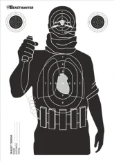Terč silueta Beast Hunter Terror 10 ks