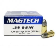 Magtech .38 SW 9,46 g/146 Grs, PB náboj kulový