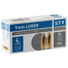 STV Arms Scorpio 9 mm Luger FMJ 124 Grs. Pistolový náboj
